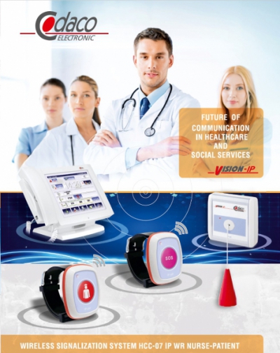 Wireless signalling system - HCC-07 IP WR nurse-patient